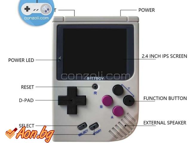 BittBoy version 3.5 конзола за видеоигри Neo Geo/GBA/GB/GBC/NES/SFC/ MD/FC/PS1 - 4/8