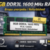 8GB DDR3L 1600 MHz RAM – Втора употреба / Refurbished